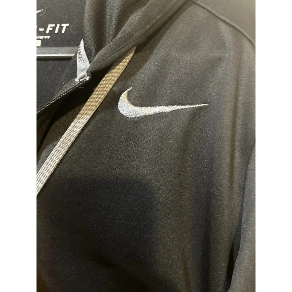 Nike Therma-FIT‎ Full Zip Hoodie Men's XL Black Athletic Sweatshirt